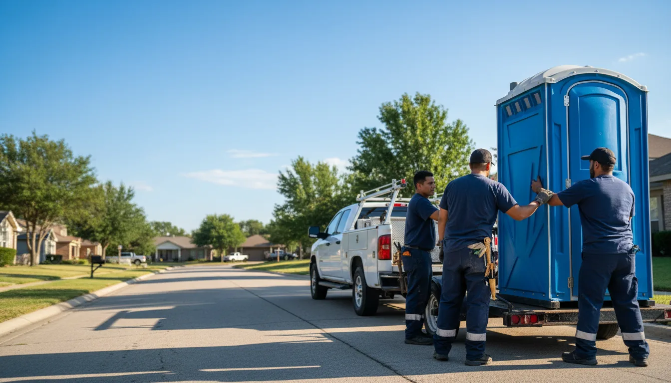 Portable Toilet Rental in Roaring Springs, TX near me